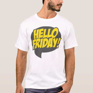 Camiseta Hola comentario de Typo Viernes