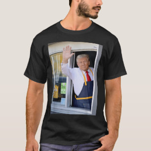 Camiseta Hola, consíguese a su hamburguesa Donald Trump, co