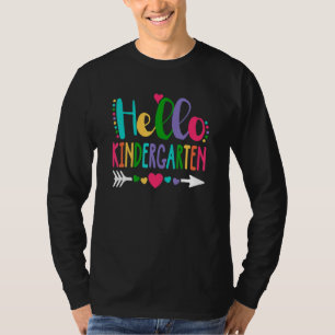 Camiseta Hola Corazón de jardín de infantes Maestro Estudia