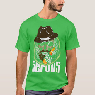 Camiseta Hola Cráneo con gafas de sol Gorra de barba