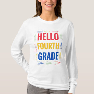 Camiseta Hola cuarto grado