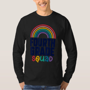Camiseta Hola Cuarto Grado Equipo Maestra Arcoíris Niños At