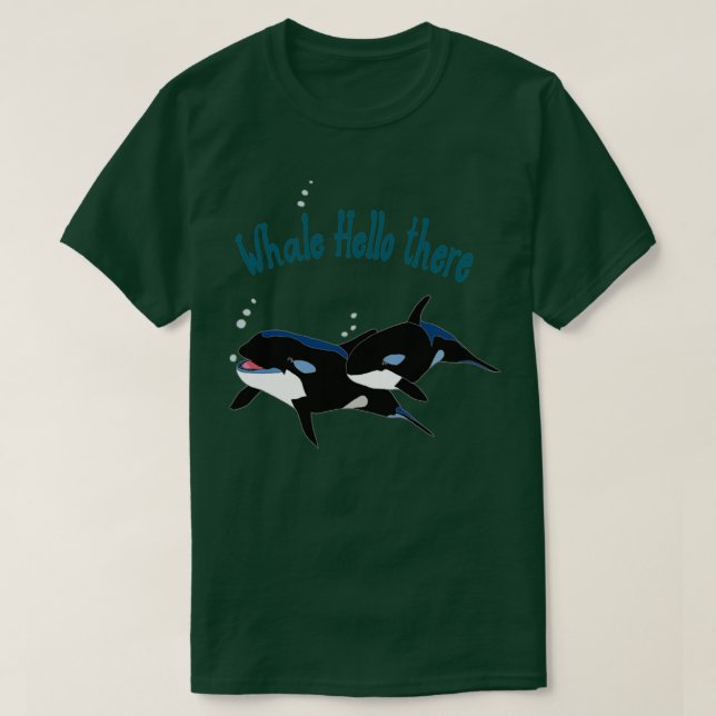 Camiseta Hola de ballena ahí 2 1 (Diseño del anverso)