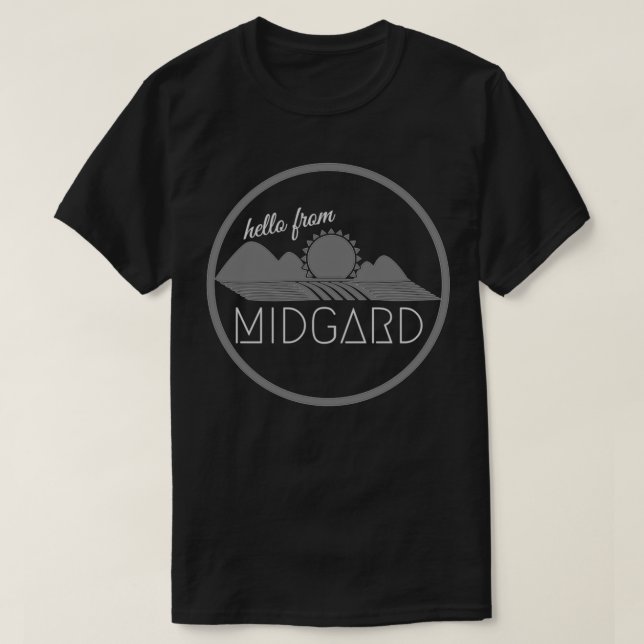 Camiseta Hola de Midgard lite (Diseño del anverso)