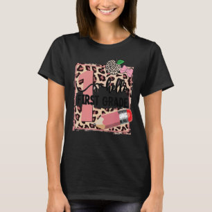 Camiseta Hola, De Nuevo Grado A Las Escolares Chicas Pink L
