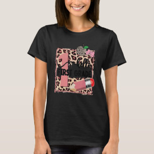 Camiseta Hola, De Nuevo Grado A Las Escolares Chicas Pink L