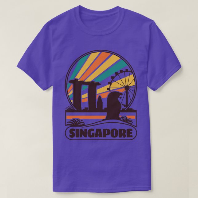 Camiseta hola de singapur (Diseño del anverso)