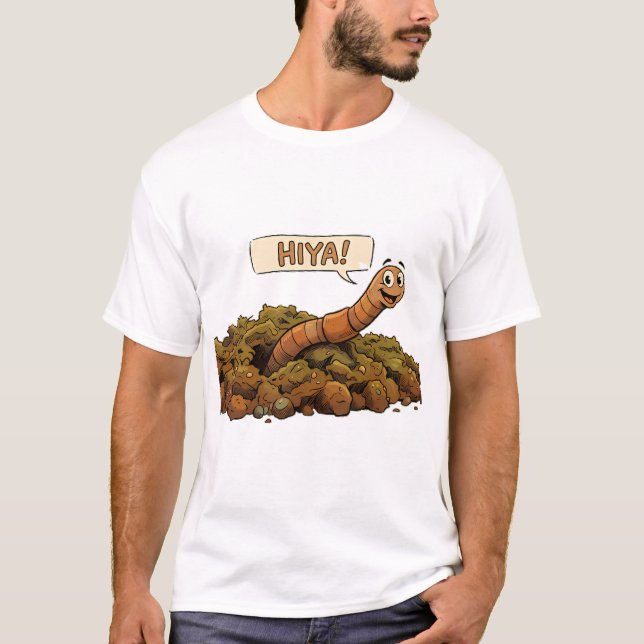 Camiseta "¡Hola!" Desde Abajo (Anverso)