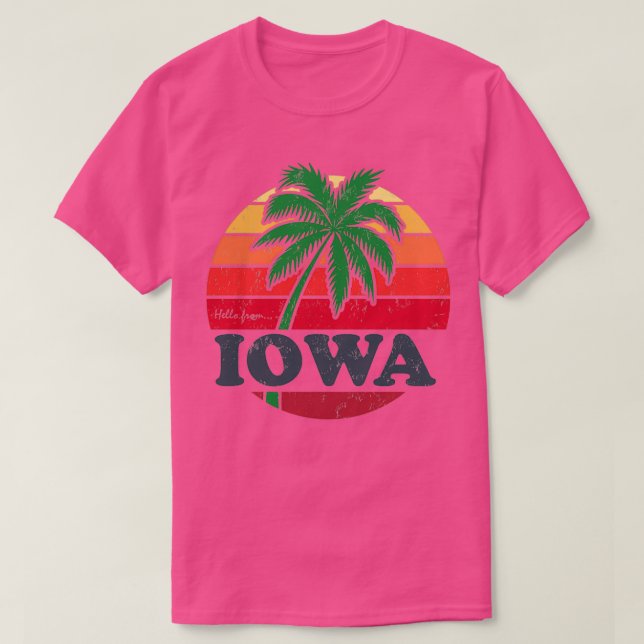 Camiseta Hola desde Iowa (Diseño del anverso)
