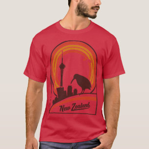 Camiseta hola desde Nueva Zelanda