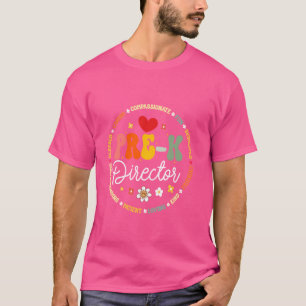 Camiseta Hola Director Prek Profesor de jardines de infanci