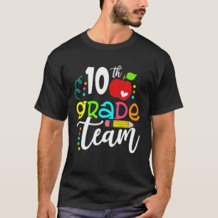 Camiseta Hola Equipo De 10 Grados Feliz Primer Día De La Es