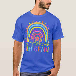 Camiseta Hola, equipo de 4º grado de vuelta a la escuela R