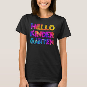 Camiseta Hola, Equipo De Kindergarten, Kinder, De Vuelta A 