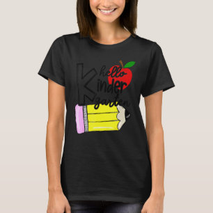 Camiseta Hola, Equipo De Kindergarten, Kinder, de vuelta al