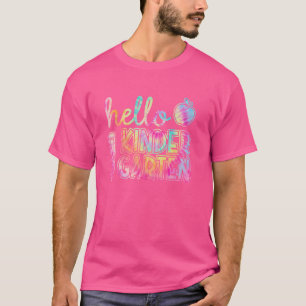 Camiseta Hola, equipo de kindergarten, Kinder, vuelve a la