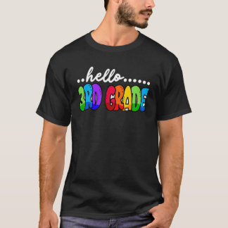 Camiseta Hola equipo de maestros de 3er grado Tercer grado