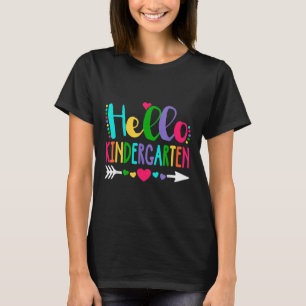 Camiseta Hola Equipo De Maestros De Kinder Vuelta Al Cole
