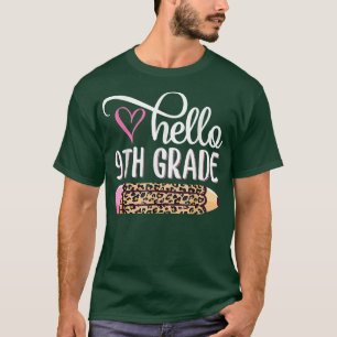 Camiseta Hola Equipo De Noveno Grado 9 De Vuelta A La Escue