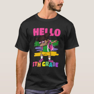 Camiseta Hola Equipo De Quinto Grado De 5º Grado Cute Dabbi