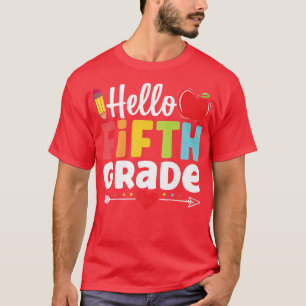 Camiseta Hola Equipo De Quinto Grado De Quinto Grado De Vue