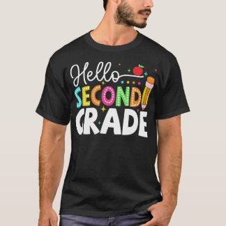 Camiseta Hola Equipo de Segundo Grado 2do Grado Regreso a l