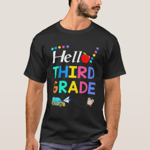 Camiseta Hola Equipo De Tercer Grado 3er Grado Volver A La 