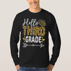 Camiseta Hola Equipo de Tercer Grado Tercer Grado de Regres