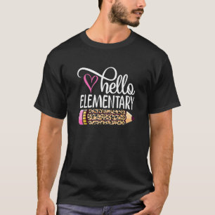 Camiseta Hola Equipo Primaria De Regreso A La Escuela Profe