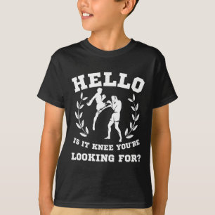 Camiseta Hola Es La Rodilla Lo Que Estás Buscando Divertido