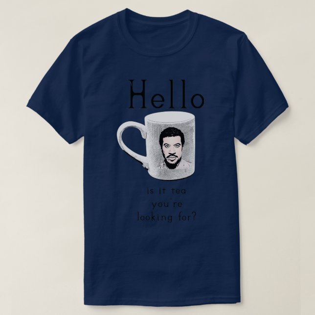 Camiseta Hola es té que youx27re está buscando (Diseño del anverso)