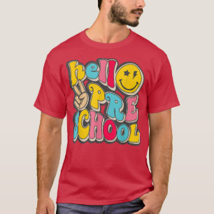 Camiseta Hola Escuadrón De Preescolar Cute PreK De Vuelta A