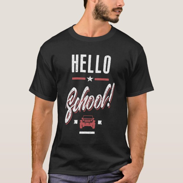 Camiseta ¡Hola Escuela! (Anverso)
