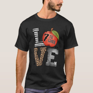 Camiseta Hola Escuela De Vuelta A La Escuela De 7º Grado Fe