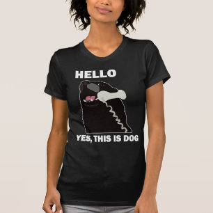 Camiseta HOLA ÉSTE ES SÍ teléfono del teléfono del PERR