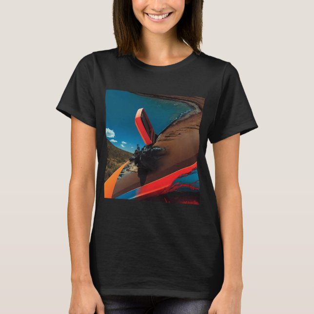 Camiseta Hola esto es Flume Melt (Anverso)