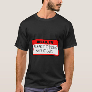 Camiseta Hola Estoy Aquí Para Aperitivos Humor De Etiqueta 