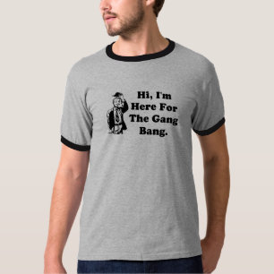 Camiseta Hola, estoy aquí para la explosión de la cuadril