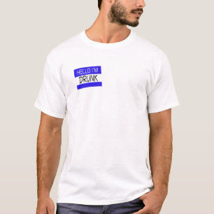Camiseta Hola, estoy borracho.