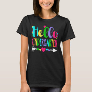 Camiseta Hola Estudiante De Guardería De Corazón De Regreso