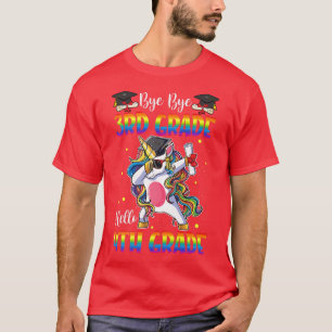 Camiseta Hola Estudiante De Maestros De 4 Grados De Unicorn