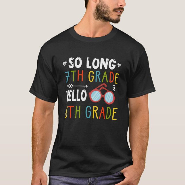 Camiseta Hola estudiante de octavo curso (Anverso)