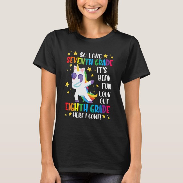 Camiseta Hola, estudiante de octavo grado de vuelta a la un (Anverso)