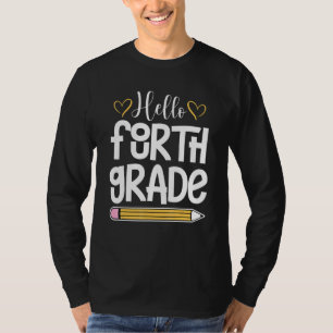 Camiseta Hola Estudiante De Primer Grado De Maestría Escola