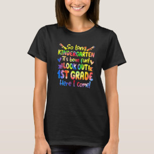 Camiseta Hola, estudiante de primer grado vuelve a la escue