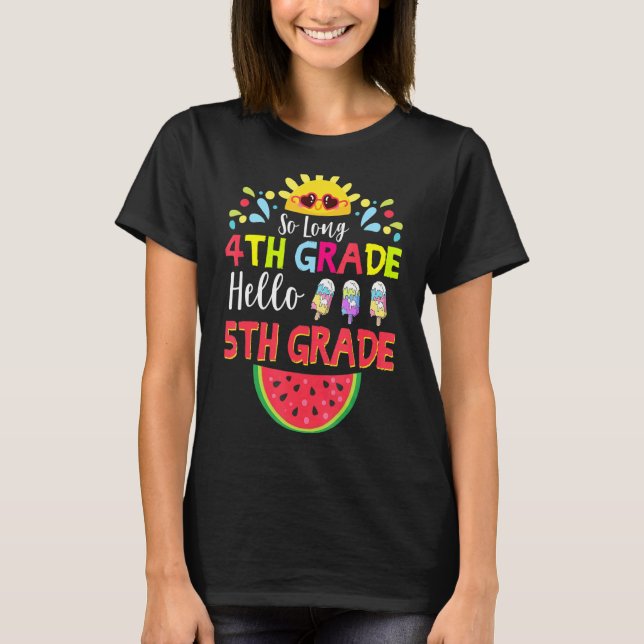 Camiseta Hola estudiante de quinto curso (Anverso)