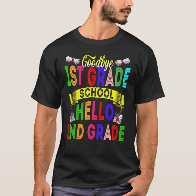Camiseta Hola, estudiante de segundo grado (Anverso)