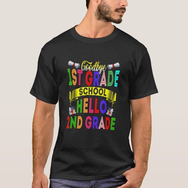 Camiseta Hola, estudiante de segundo grado (Anverso)