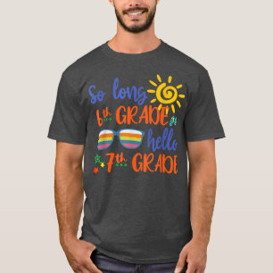 Camiseta Hola estudiante de séptimo grado a 6º grado 