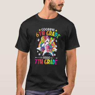 Camiseta Hola, estudiante de séptimo grado de vuelta a la u